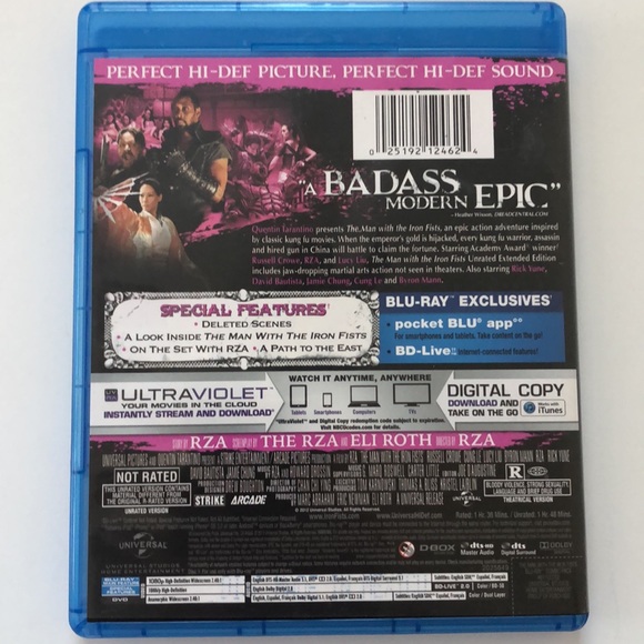 The Man with the Iron Fists Blu-ray DVD - Picture 2 of 4